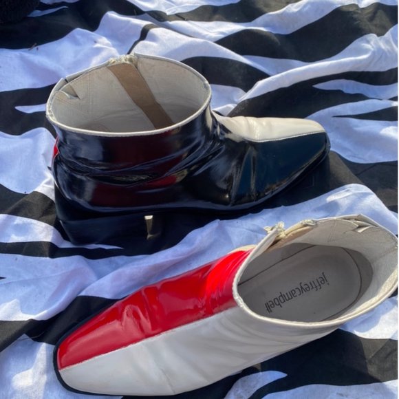 Hand painted Jeffrey Campbell boots - Picture 4 of 4